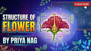 Structure of flower | #biology #cbse12th #class9 #followformore