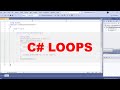 C# Loops