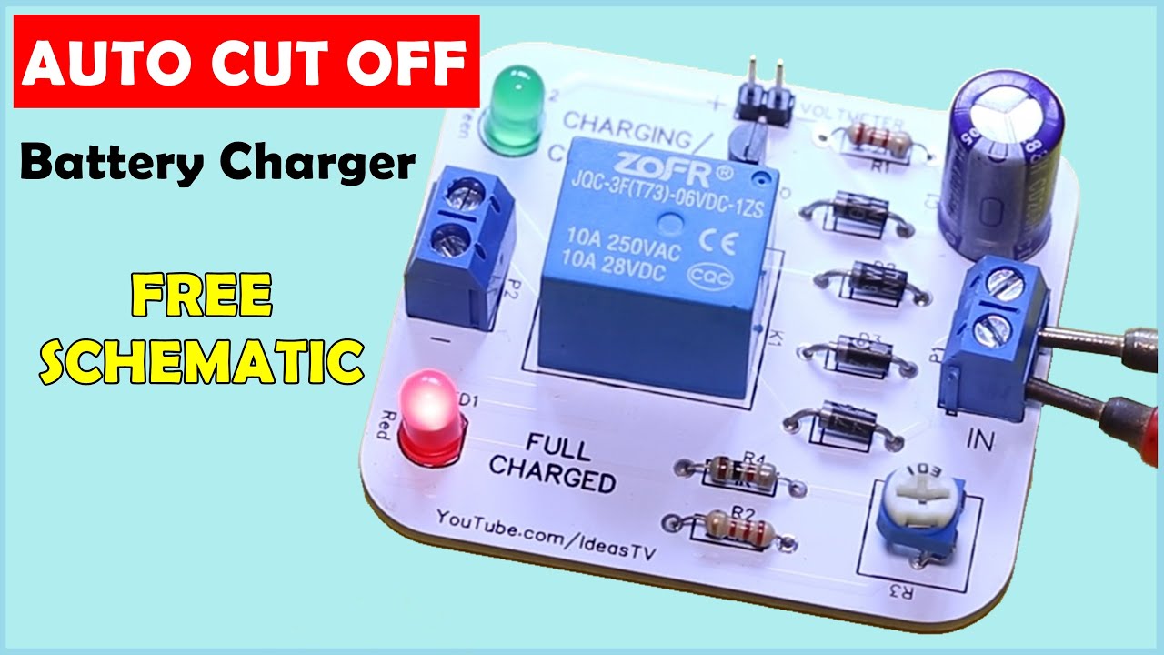 Cut Off Battery Charger Circuit