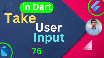 How to take input from user in dart |Take user input in Flutter| Dart Tutorial for Flutter in Bangla