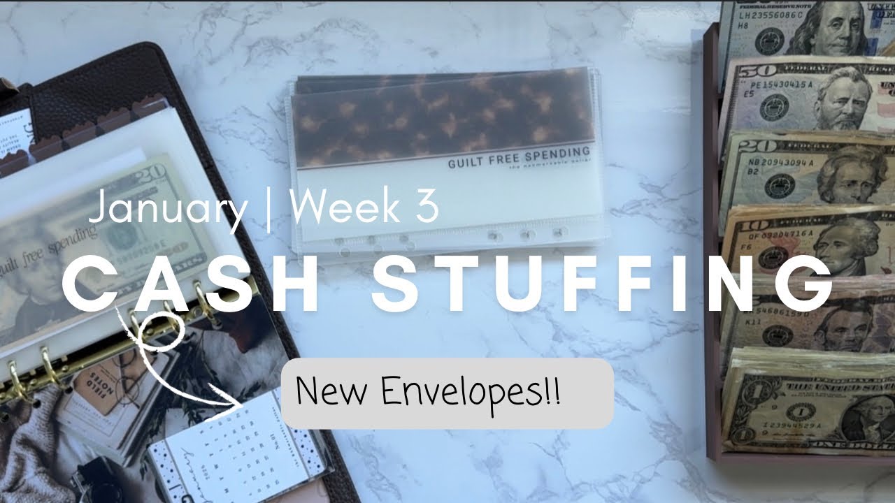 CASH STUFFING | Week 3 | January | NEW ENVELOPES! 