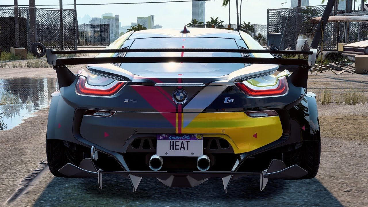 Need for Speed Heat - BMW i8 COUPE K.S 2018 - through the city with ...