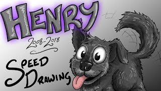 Speed Drawing: My dog Henry