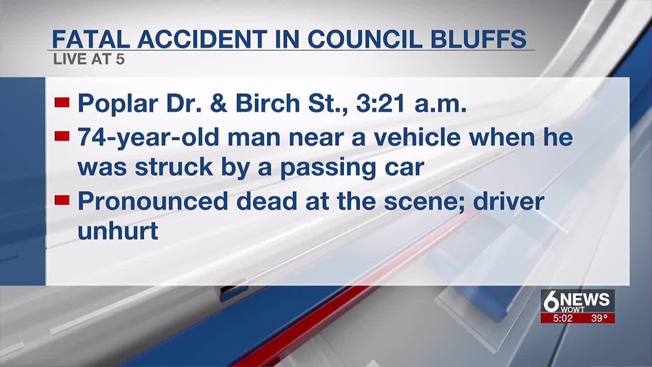 Man killed by passing vehicle in Council Bluffs crash YouTube