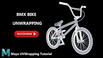 BMX Bike UV Mapping Tutorial Autodesk Maya