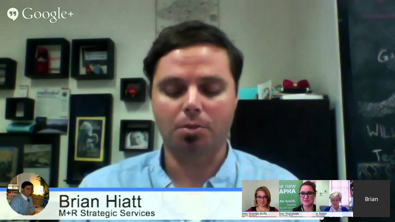 Google Hangout On Air- PHACT Campaign: Making the media work for you
