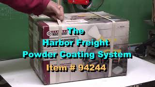 Harbor Freight Powder Coating System - Unboxing, Set-up, 1st Use, and Opinion