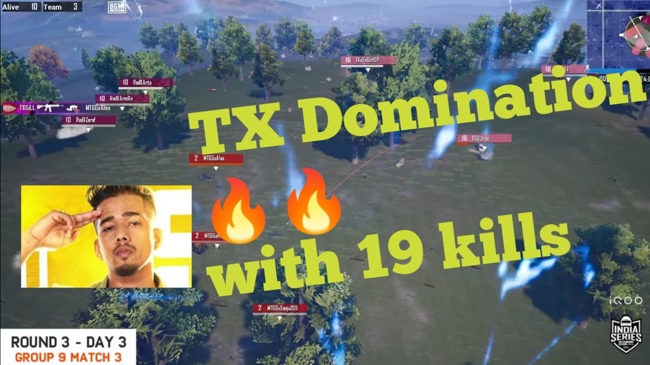 Tx Domination in Bgis | 19 kills op domination 🔥🔥