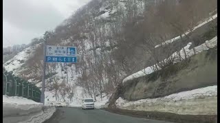 国道107号 (1) 北上市から道の駅 錦秋湖まで 2025 0315