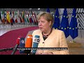 #EUCO October 2021 - Angela Merkel arrives at the summit