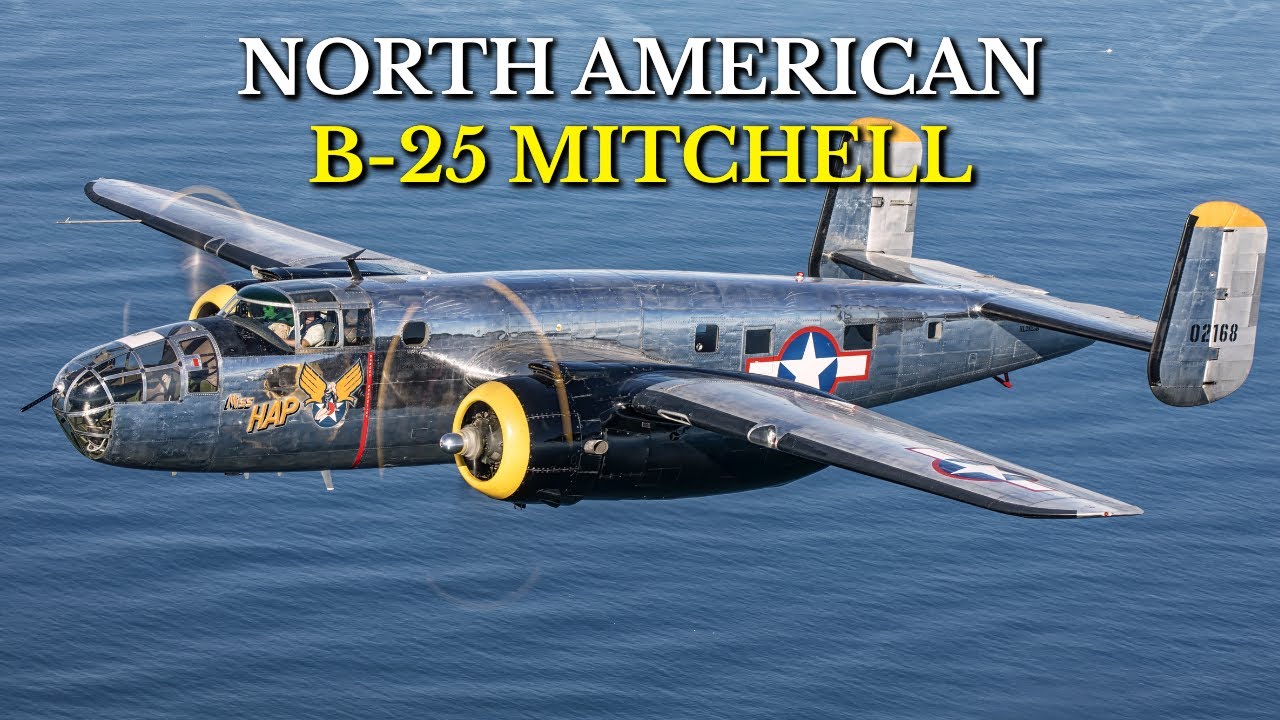 NORTH AMERICAN B-25 MITCHELL, EL BOMBARDERO MEXICANO CON ALA PERFORADA QUE ANIQUILÓ CUARTEL