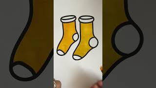 🧦 Cute Socks Coloring! Bright and Fun Fashion 🎨