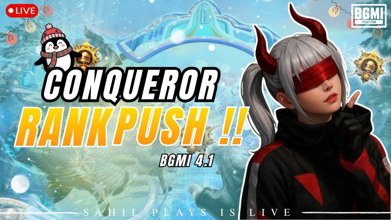BGMI RANK PUSH AND LIVE TOURNAMENT POV | BGMI LIVE WITH SAHIL PLAYS
