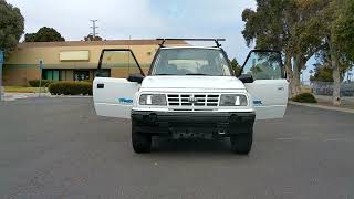 Geo Tracker review Tin Top  Walkaround 4K UltraHD 30FPS 90s Classic Retro Survivor Time Capsule