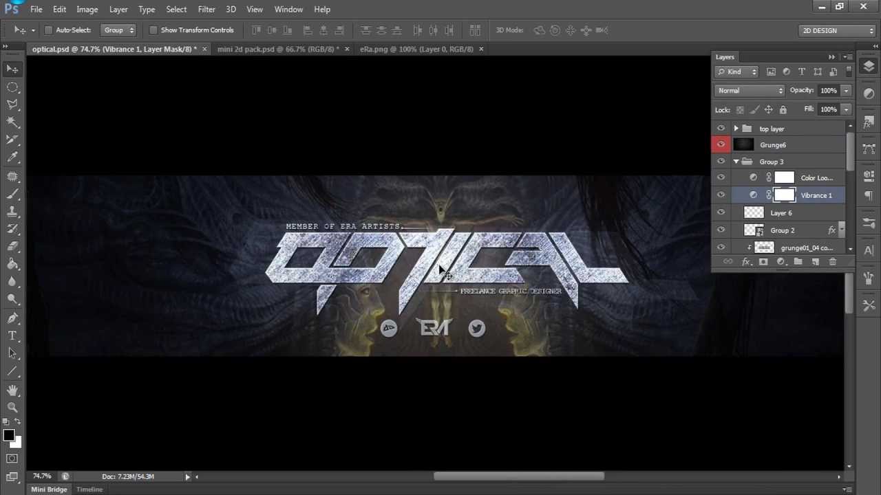 eRa Optical Contest  | 2D Layout