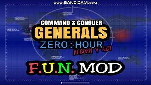C&C Generals ZH Indonesia - Reborn V6 Fun Mod - Sample Video