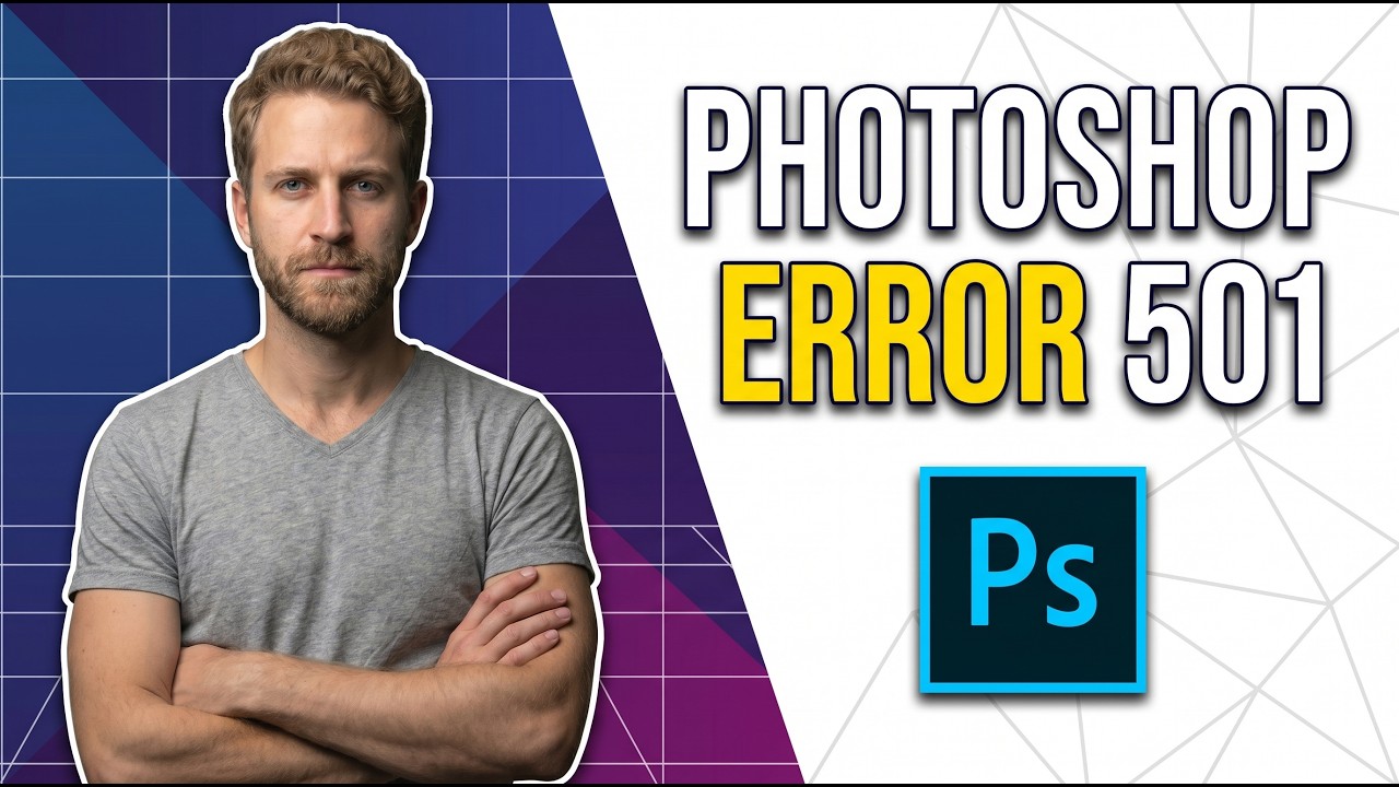 Photoshop Error 501 (Easy Fix Guide) - YouTube