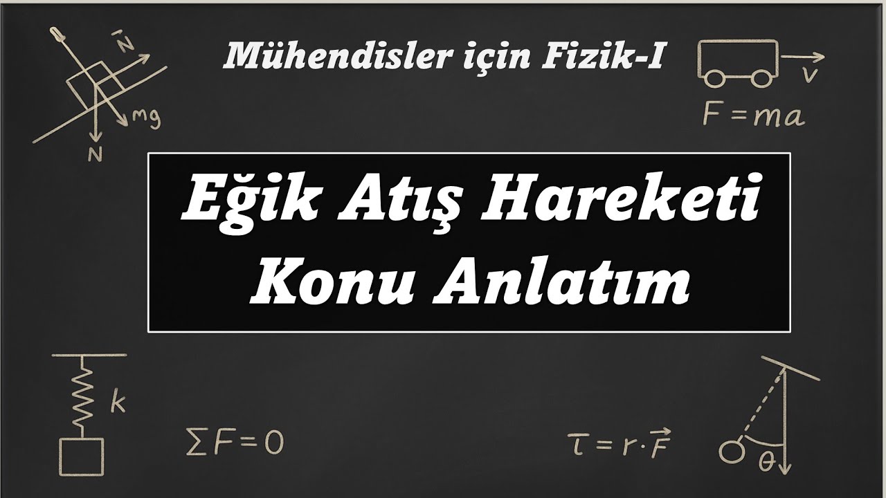 Eğik Atış Hareketi | Konu Anlatım | Üniversite Fiziği-1