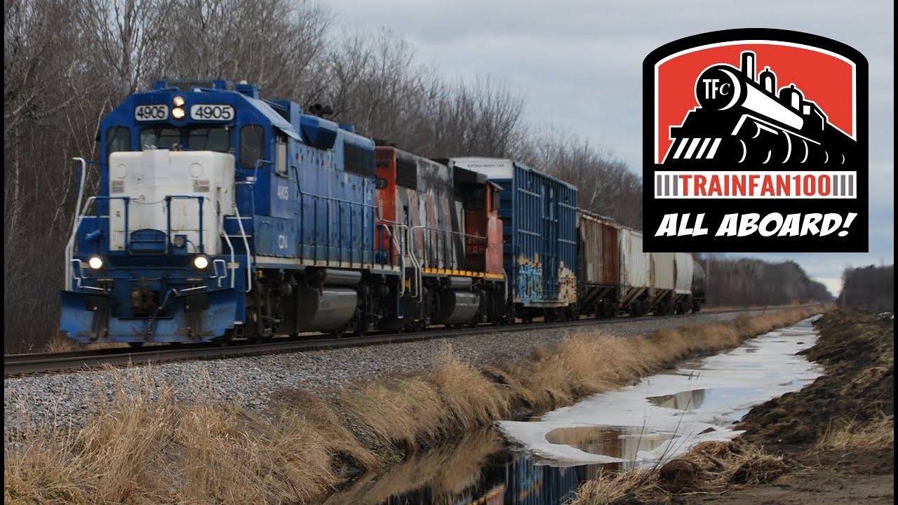 VIA & CN Trains @ Carlsbad Springs 2024-12-31