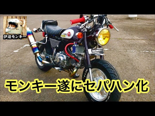 モンキーカスタム遂にセパハン（コンドル・ハリケーン）に交換 
