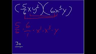Multiplying Monomials