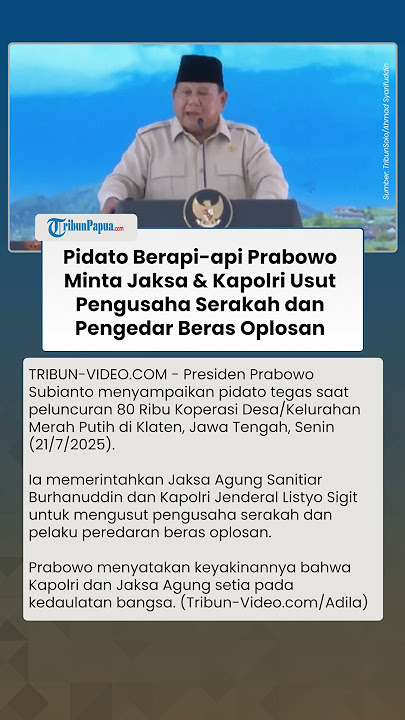 Detik-detik Prabowo Pukul Meja Podium: Jaksa dan Kapolri Saya Yakin Kau Setia pada Bangsa & Rakyat