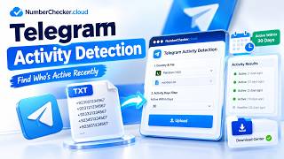 Telegram Activity Detection Tutorial | Set Active Within Days and Upload a TXT Number List