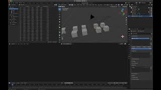 Daily Blender Blog: Using geometry nodes Capture Attribute node to set the pivot base vertices