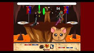 Dragonfable: Defeating Ash (Developer) in PvP!!