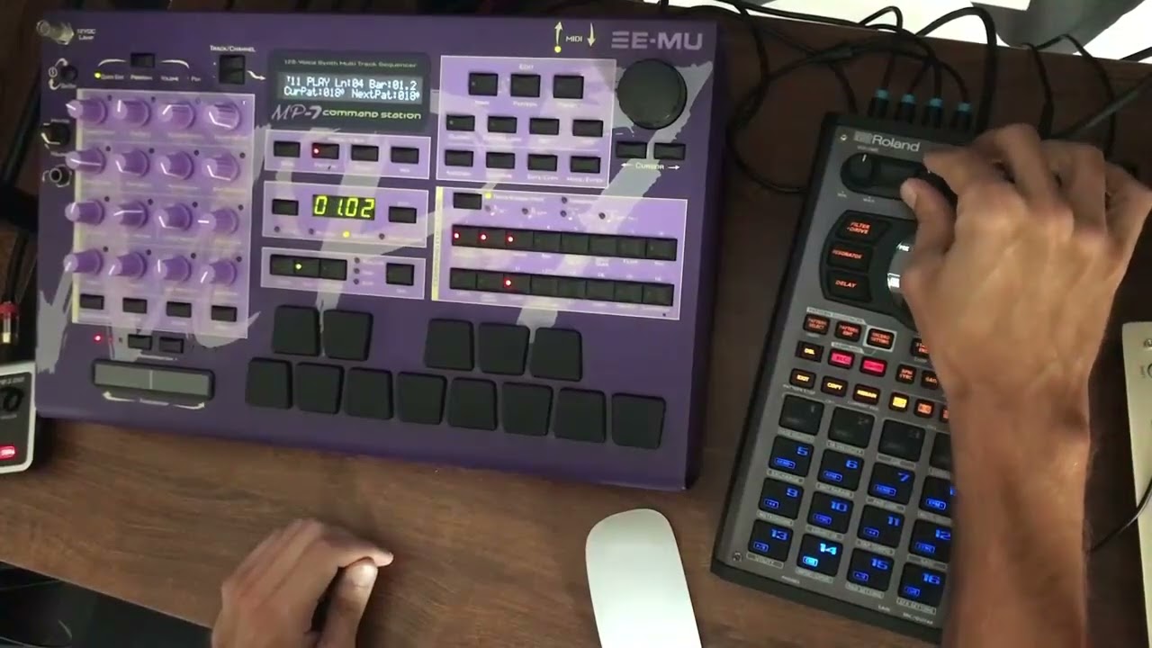 EMU Command Station SP404 Live Jam 1