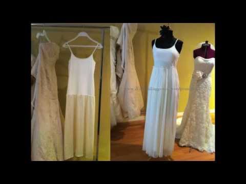 {EVA} How to sew a simple wedding gown - lining and gathered skirt