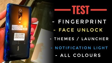 Redmi K20 and K20 Pro Fingerprint, Face unlock Test and Themes and launcher