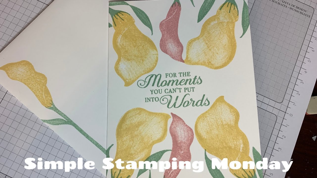 Lasting Lilies Card Making Tutorial | Simple Stamping Monday - YouTube