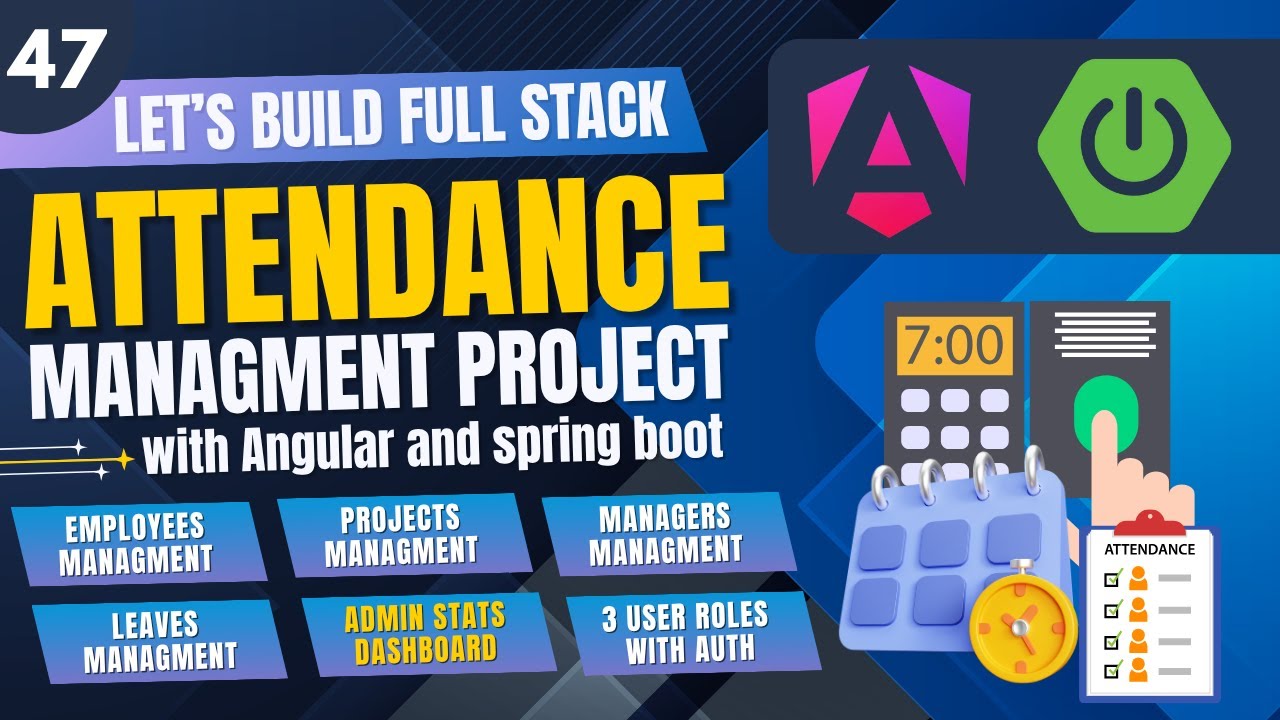 Complete Mark Attendance Feature | Attendance Management Project ...
