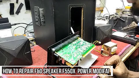 How to Repair F&D Speaker F550x Power modified 2021| Created by Afjal Hossain @Expertsolutionbd