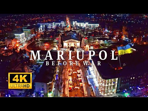 Mariupol, Ukraine 🇺🇦 in 4K 60FPS ULTRA HD Video by Drone Before War