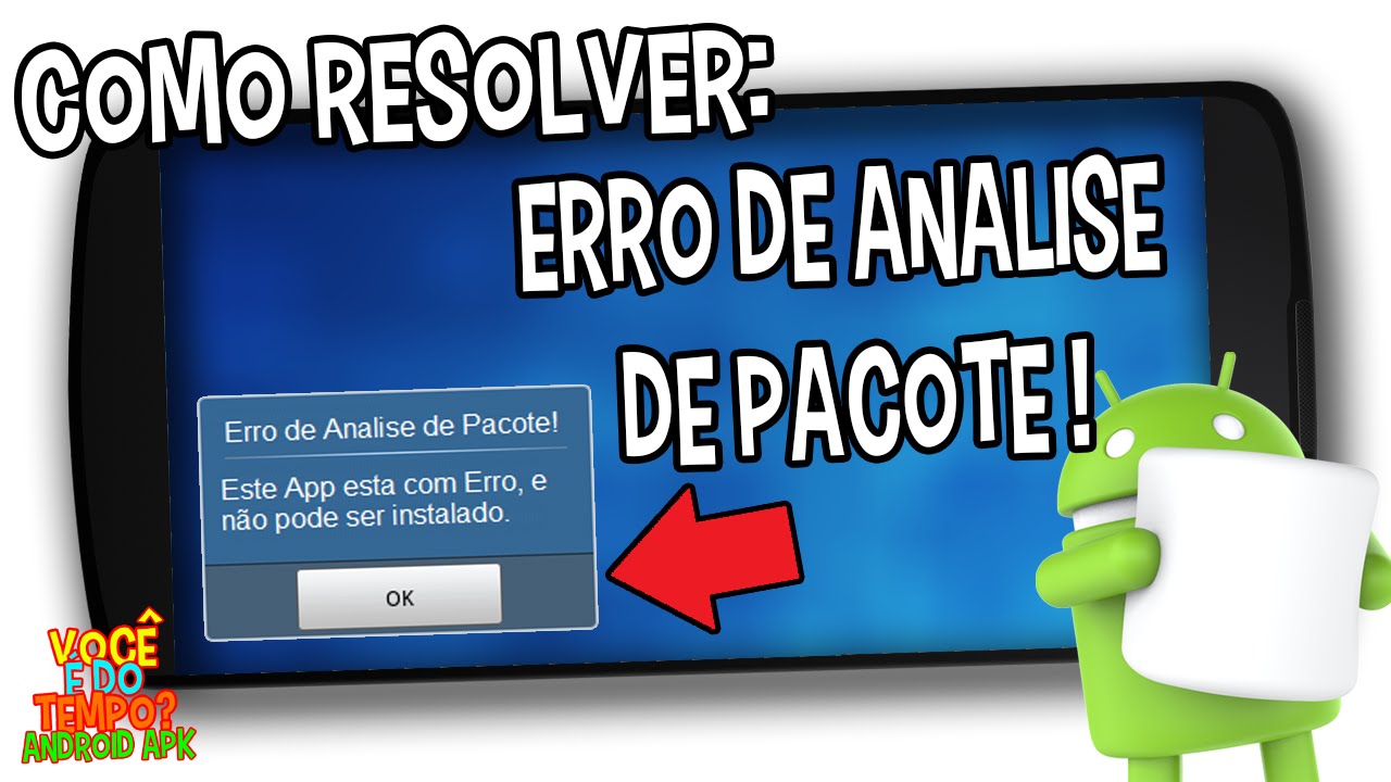 Existe Um Problema De Analise De Pacote Android