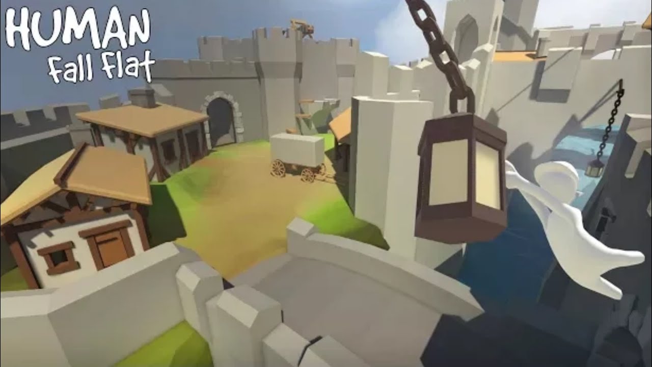 تختيم مرحلة CASTLE في لعبة HUMAN FALL FLAT