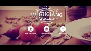 Restaurant Premium Website Template | Affordable Website Design