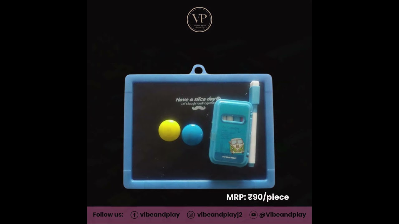 Two-in-One Slate (Chalk & Marker Board)