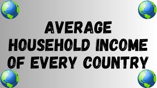 Average Household Income of Every Country 🌍| 1800-2050