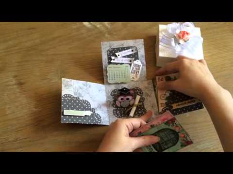 Merribox- Graduation exploding box card