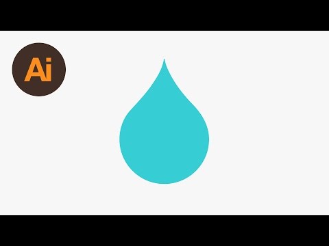 Design a Water Droplet Icon Illustrator Tutorial