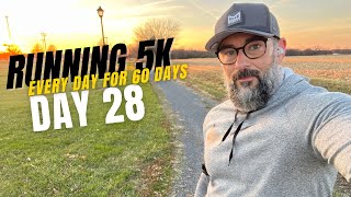 Running 5k A Day For 60 Days Day 28 - Come Run With Me | 2022