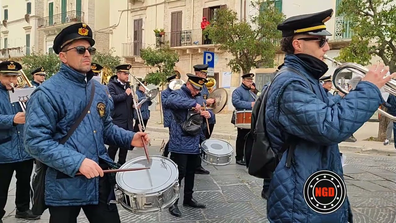Marcia Una Lagrima Sulla Tomba di mia madre Banda di Ruvo Cassano 17/4/25 Ruvo Otto Santi