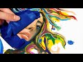 I Used Masking Tape to Create a Splatter Art Portrait