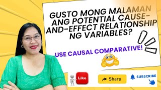 VL39 - Descriptive Causal Comparative (Ex Post Facto)