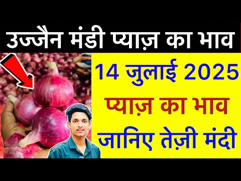 Ujjain Mandi Pyaj Ka Bhav | Pyaj Bhav Today | Ujjain Mandi Bhav | 14 July 2025