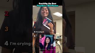 Ranking the Best TEACHER'S OLD PHOTOS! pt2
