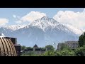 Almaty road trip. Улица Саина и горы. 9 Мая 2024. Kazakhstan. May 2024 #kazakhstan #roads #almaty